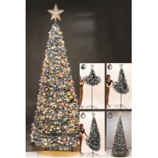'Ετοιμο αναδιπλούμενο διακοσμημένο χριστουγιεννιάτικο δένδρο ΄ύψους 210cm Φ86cm | Aca Lighting | X1821025001